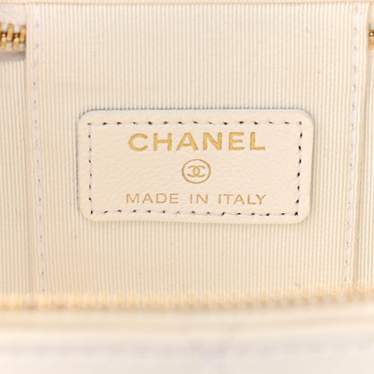 Chanel Lambskin Quilted My Chanel Lady Vanity Case With Chain White 6 of 11