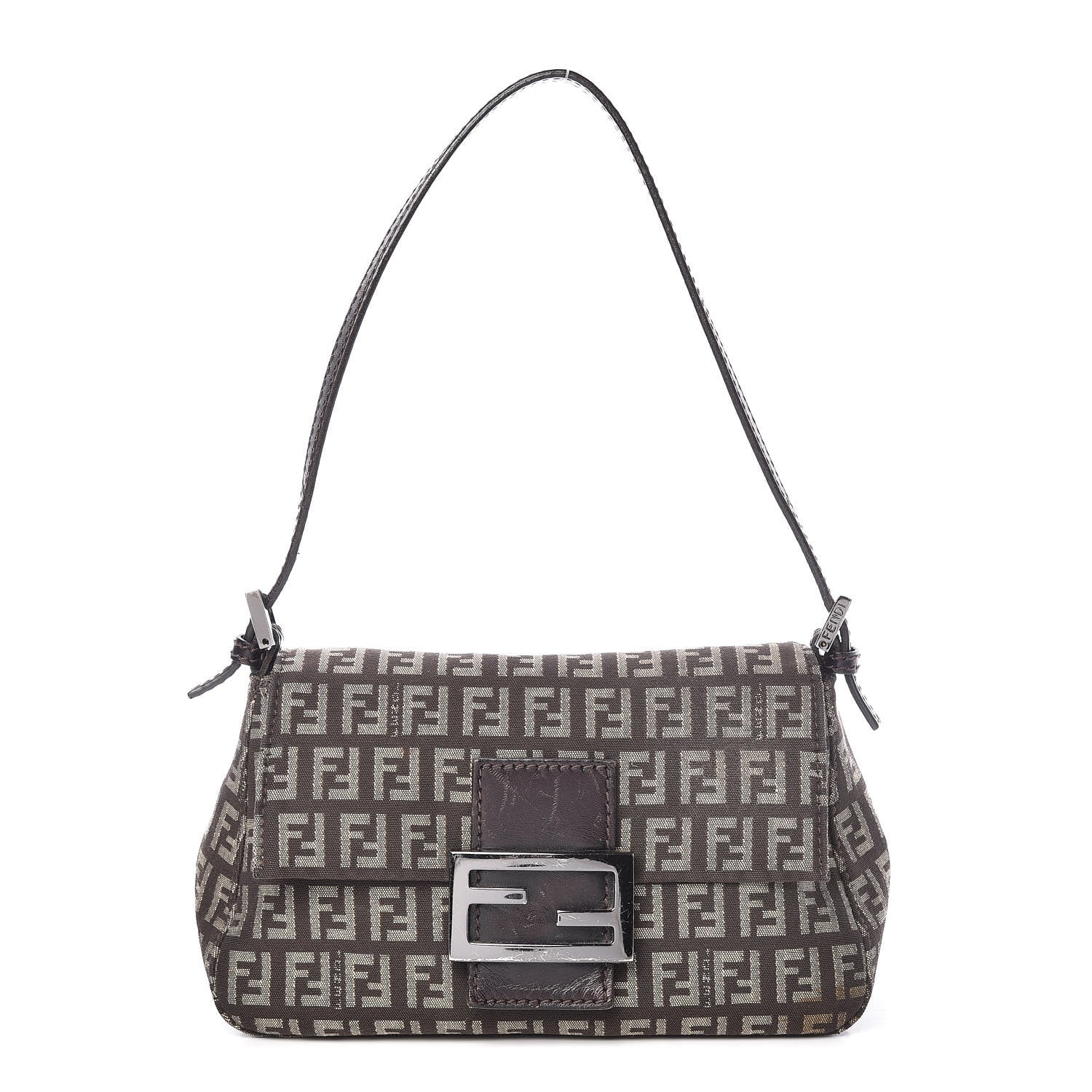 Fendi Zucchino Mini Mama Baguette Tobacco 1 of 9