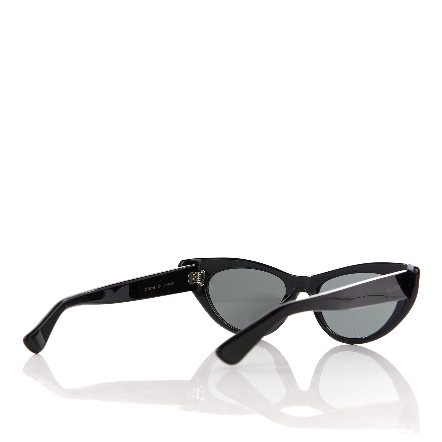 Acetate Cat Eye GG0089S Sunglasses Black