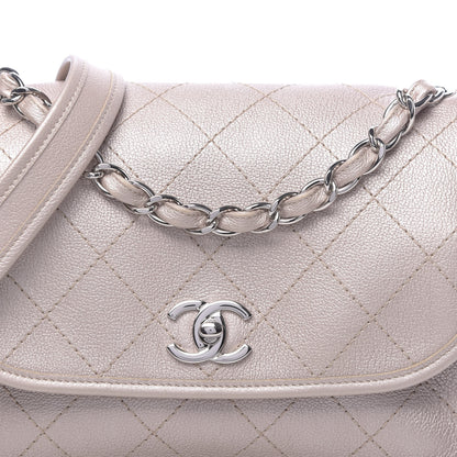 Chanel Metallic Calfskin Quilted Jungle Stroll Messenger Bag Gold 10 of 10