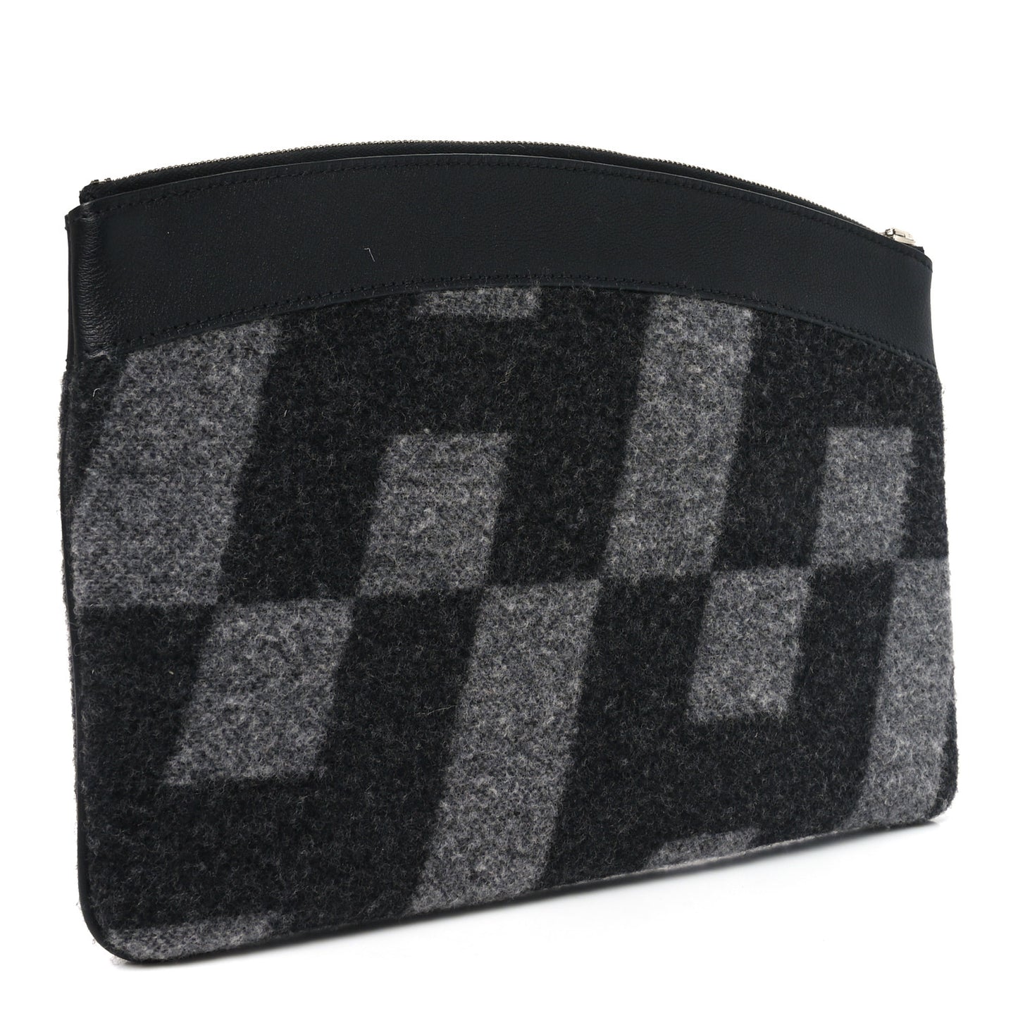 Cashmere Sac Bazar Pouch PM Black Grey