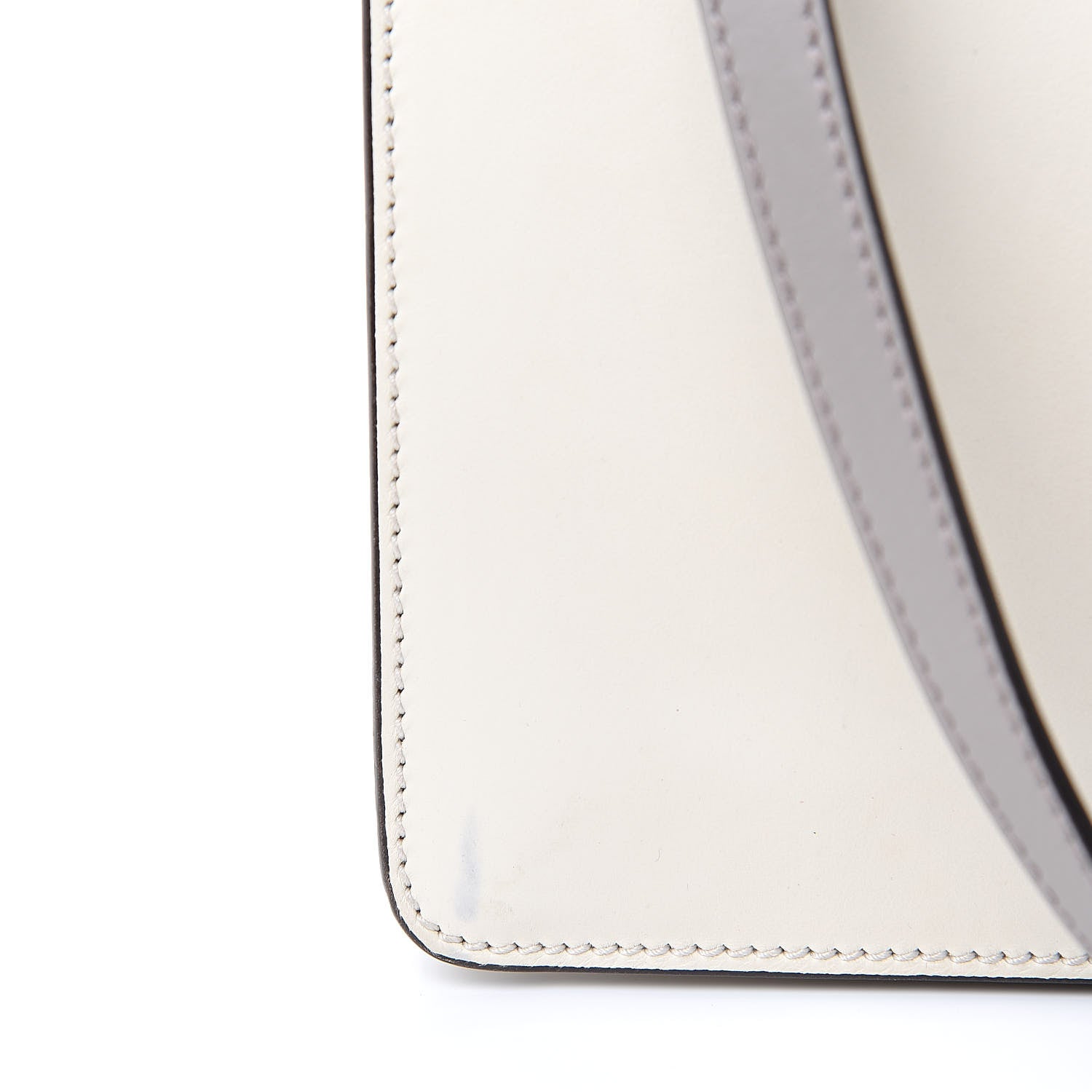 Gucci Calfskin Lady Bamboo Shoulder Bag White 11 of 12