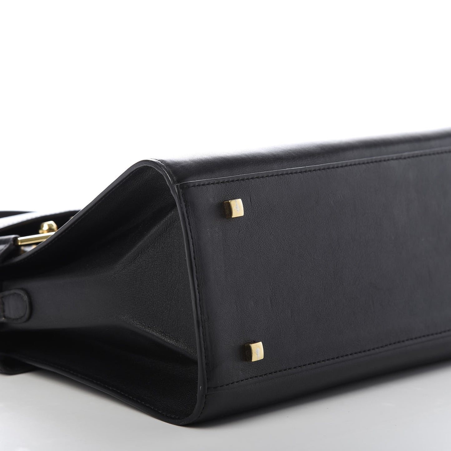 Smooth Calfskin GM Tempete Satchel Black