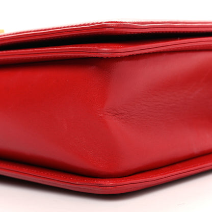 Chanel Lambskin Quilted New Medium Boy Flap Red 10 of 12
