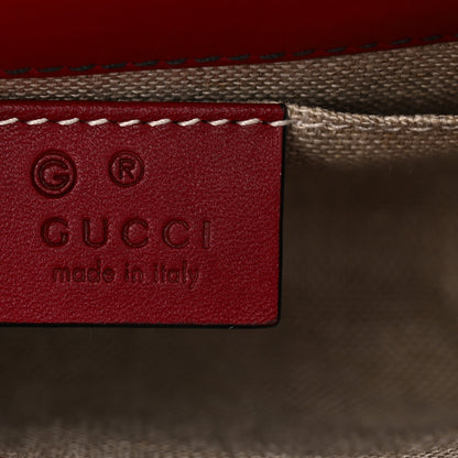 Gucci Soft Microguccissima Mini Emily Chain Shoulder Bag Rosso 6 of 10