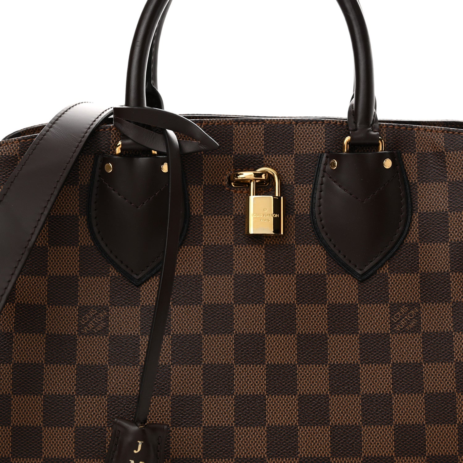 Louis Vuitton Cuir Taurillon Damier Ebene Normandy Black 8 of 13