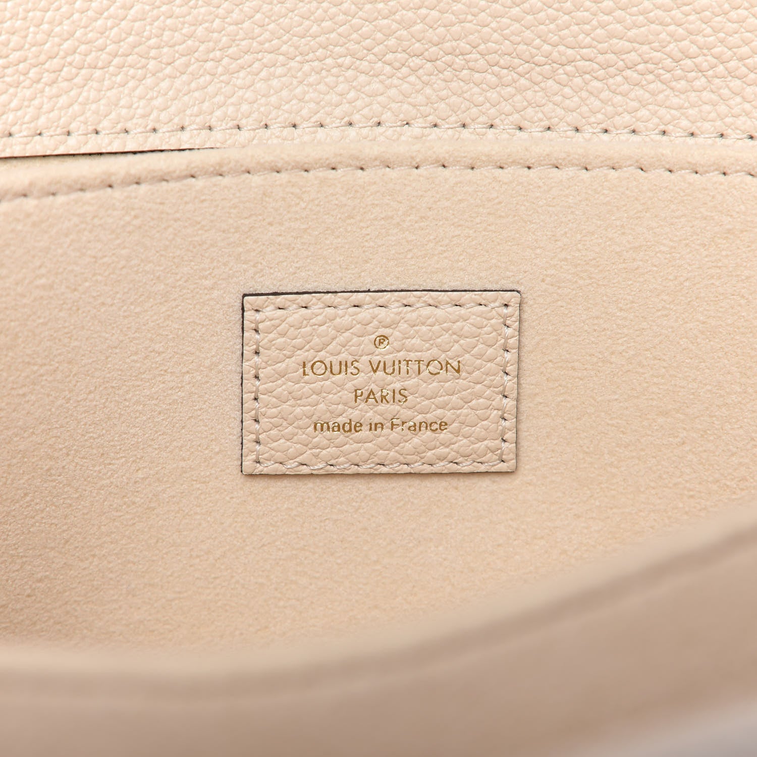 Louis Vuitton Empreinte Monogram Giant Pochette Metis Creme Bois De Rose 8 of 10