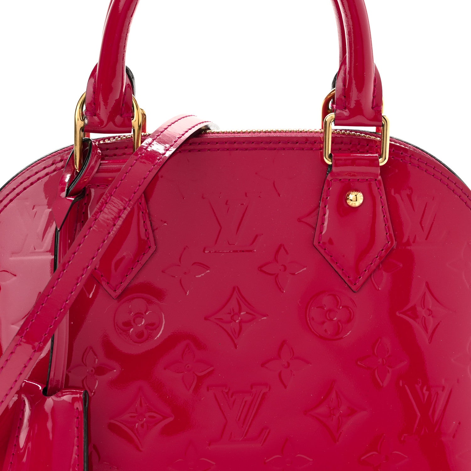 Louis Vuitton Vernis Alma BB Rose Indien 7 of 9