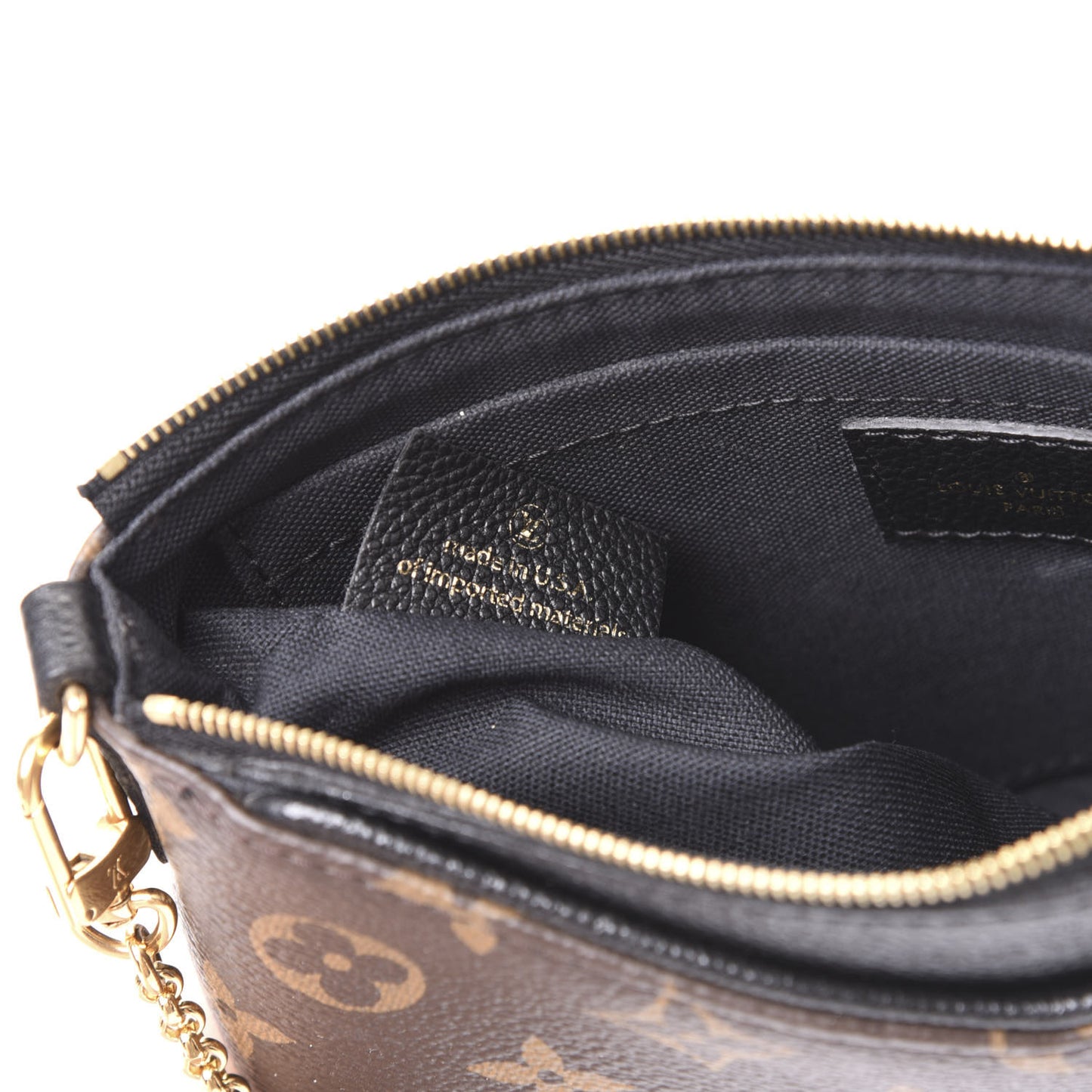 Monogram Pallas Clutch Black