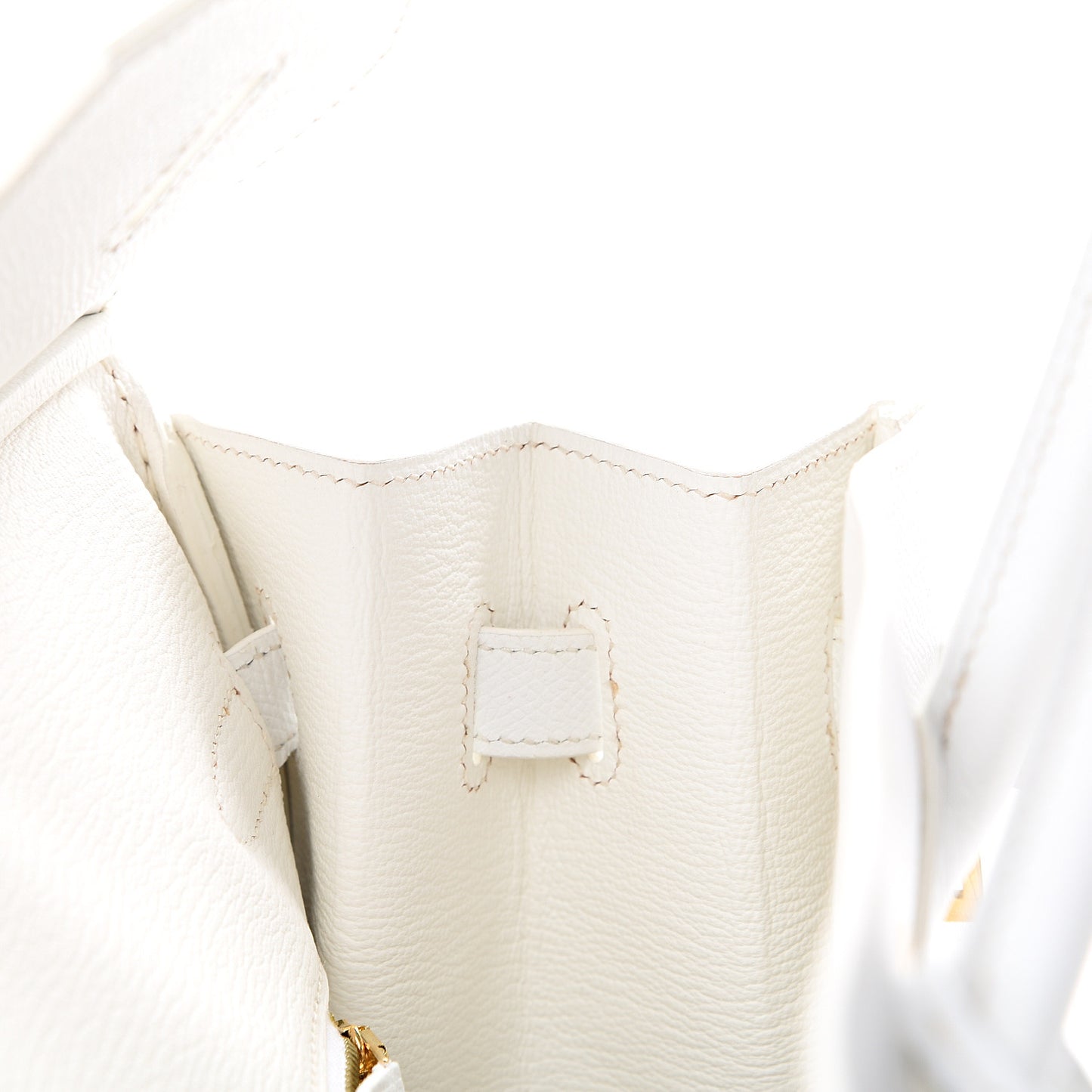 Epsom Birkin 35 White White