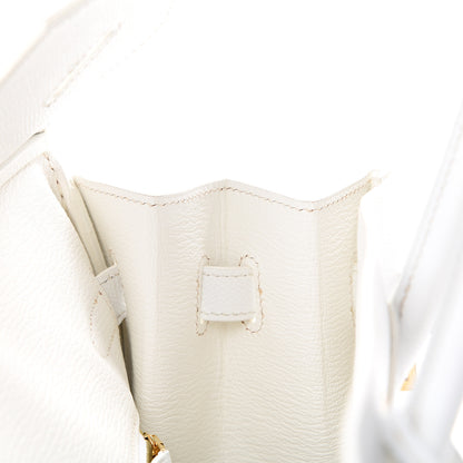 Hermes Epsom Birkin 35 White White 14 of 32