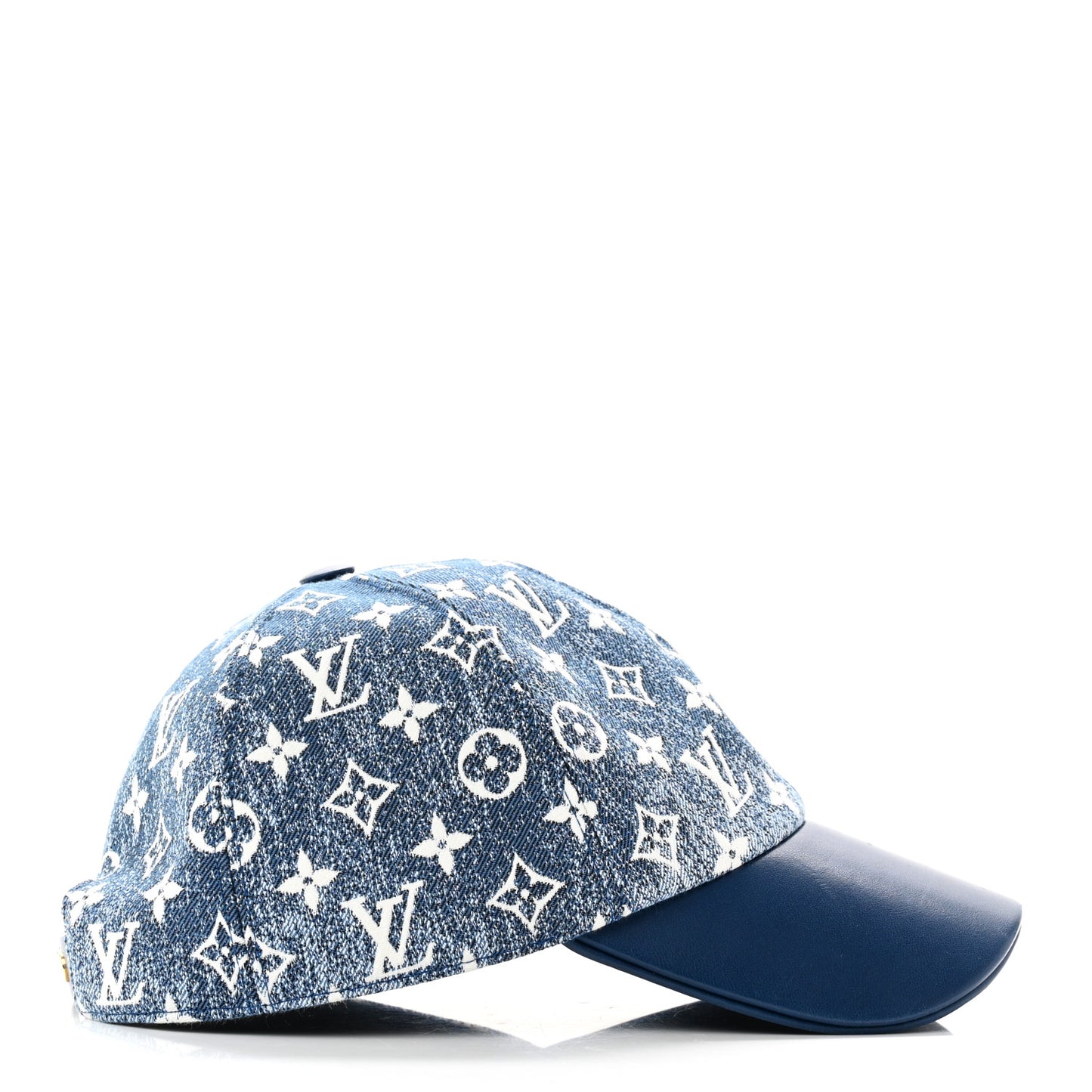 Monogram Jacquard Cap L Blue