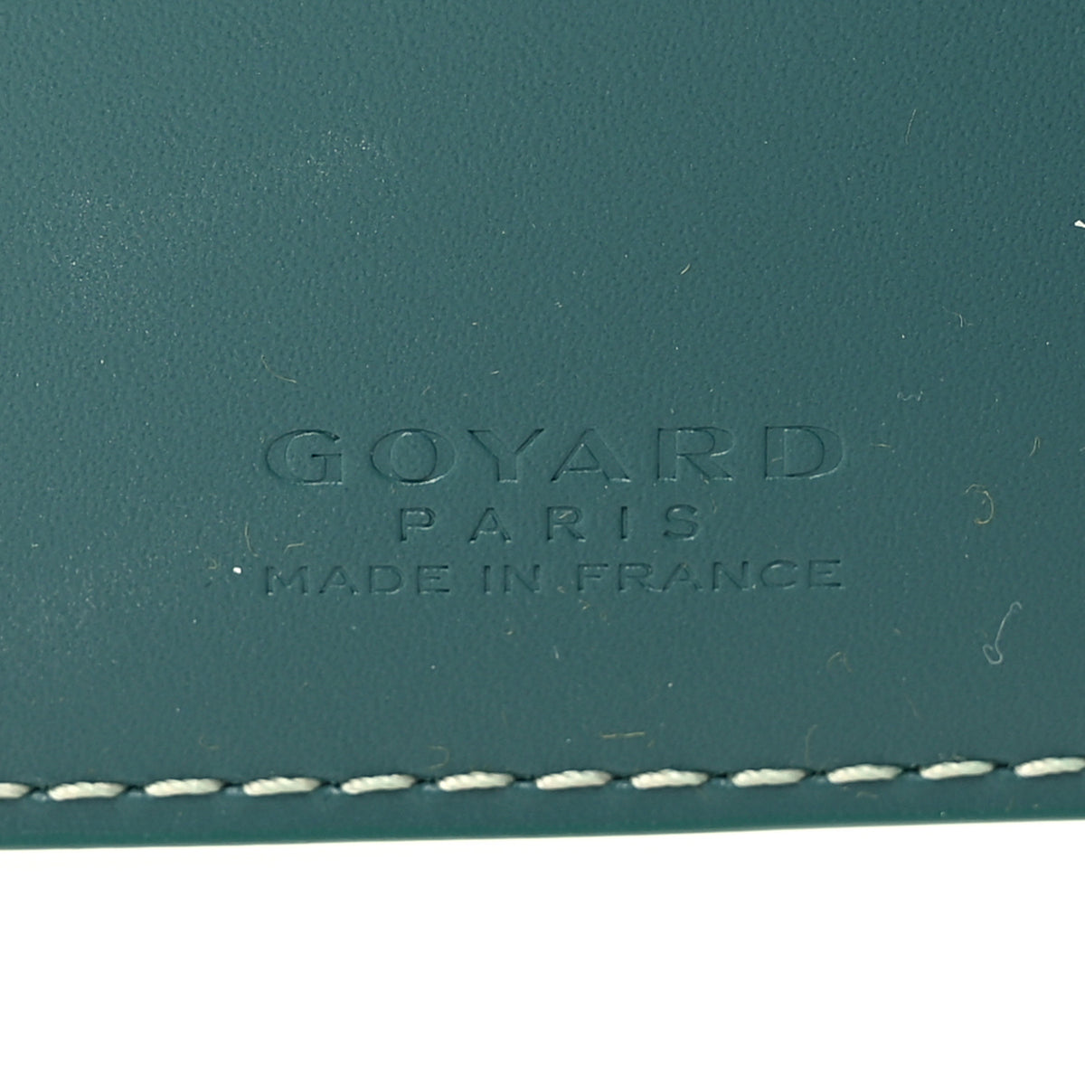 Goyardine Grenelle Passport Wallet Green