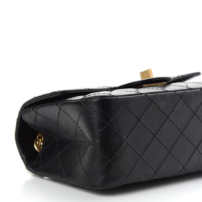 Chanel Aged Calfskin Quilted 2.55 Reissue Mini Flap Black 8 of 9