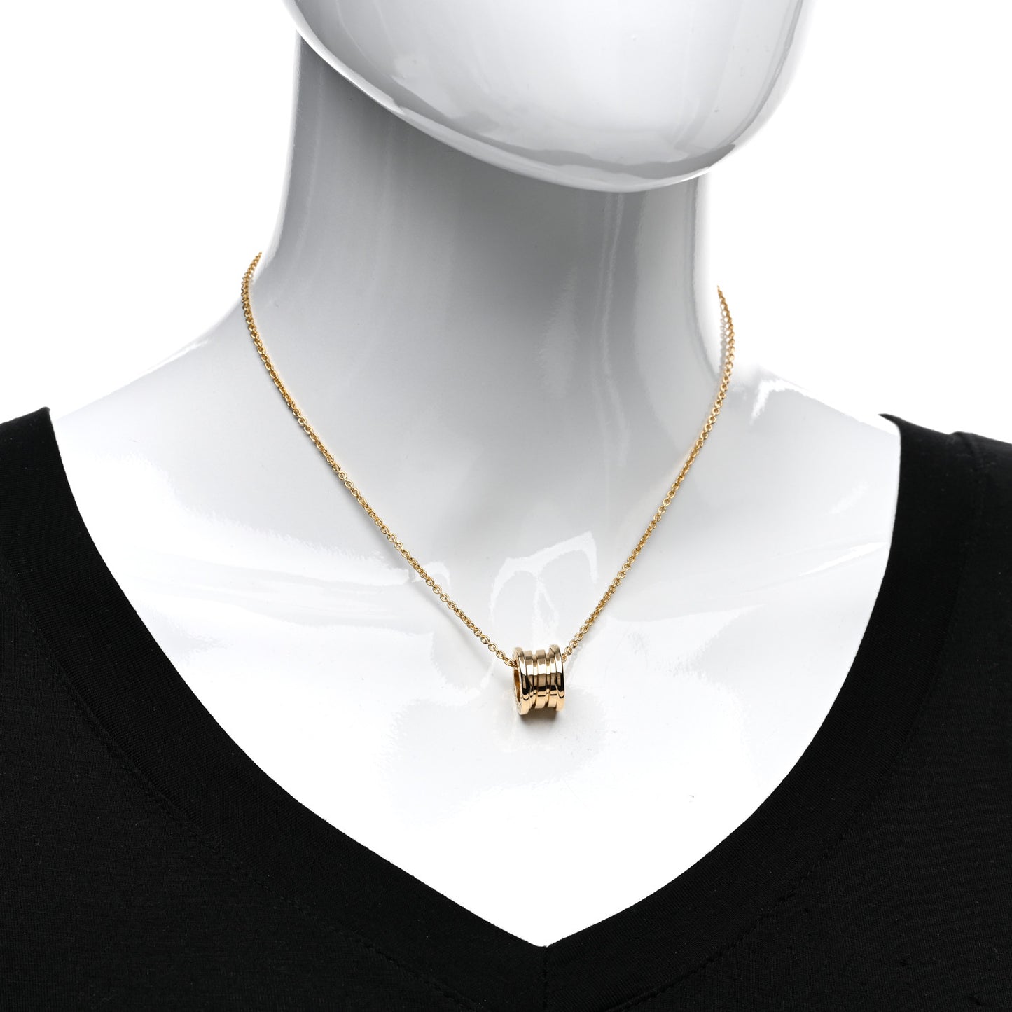 18K Yellow Gold B.Zero1 Pendant Necklace