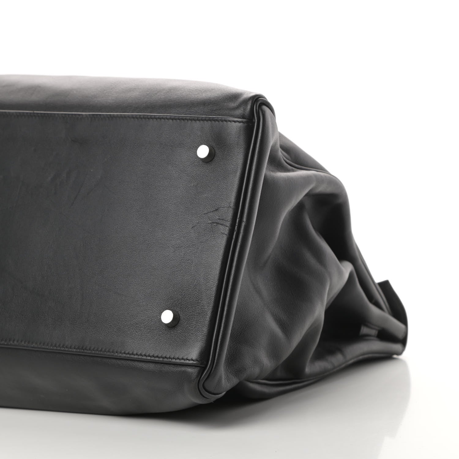 Hermes Veau Sikkim Kelly Relax 50 Black 10 of 19