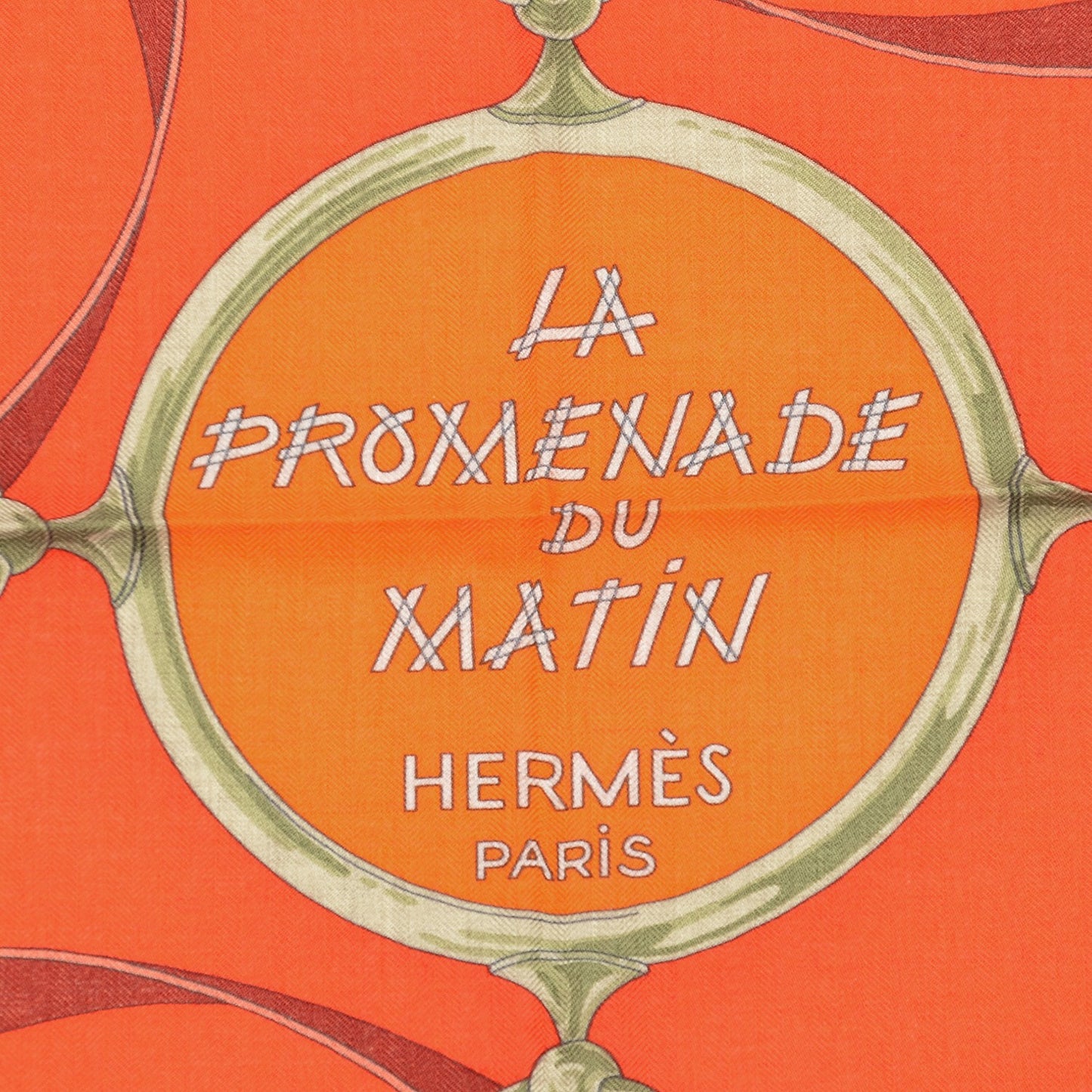 Cashmere Silk La Promenade Du Matin Shawl 140 Orange Naturel Ocre