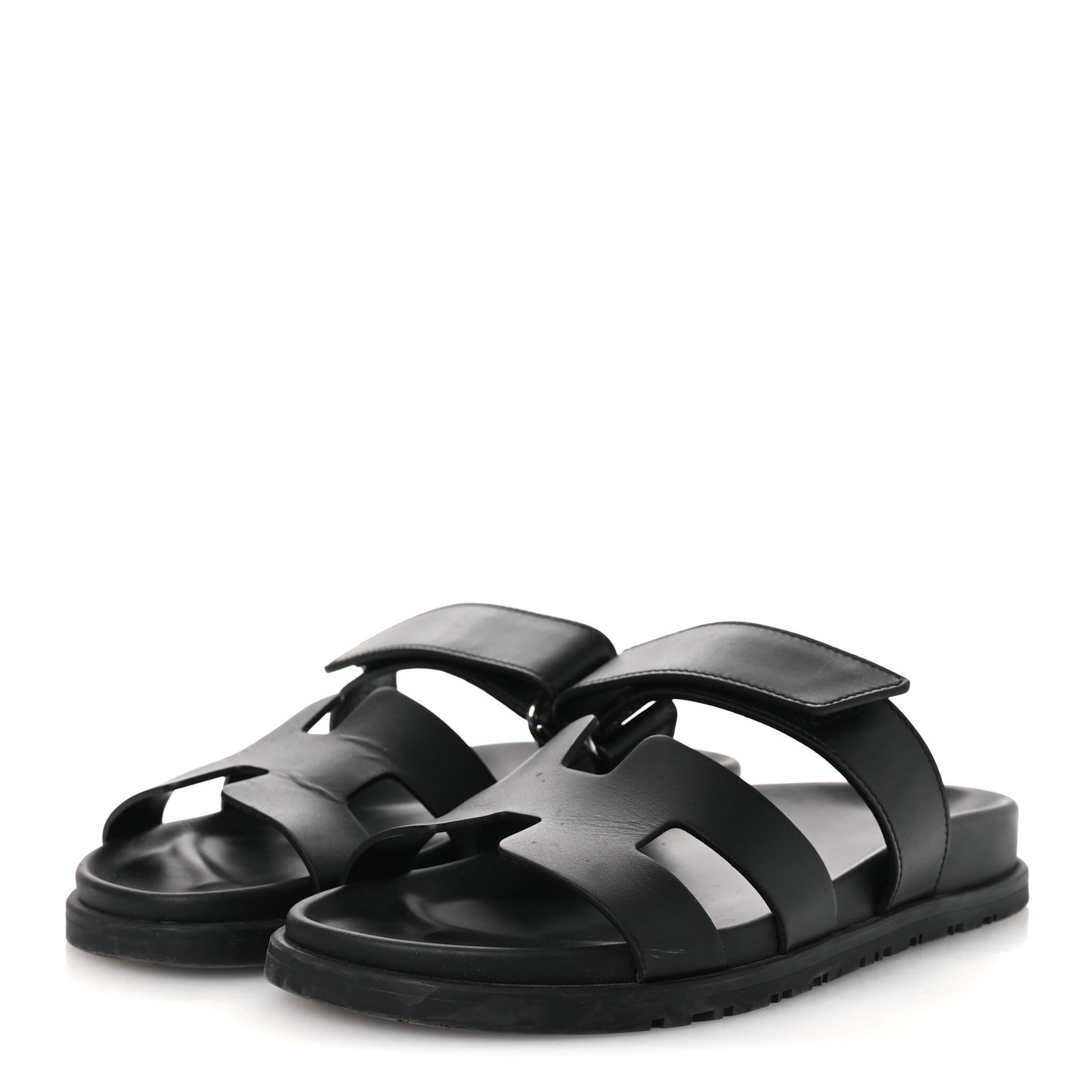 Calfskin Womens Chypre Sandals 37 Black