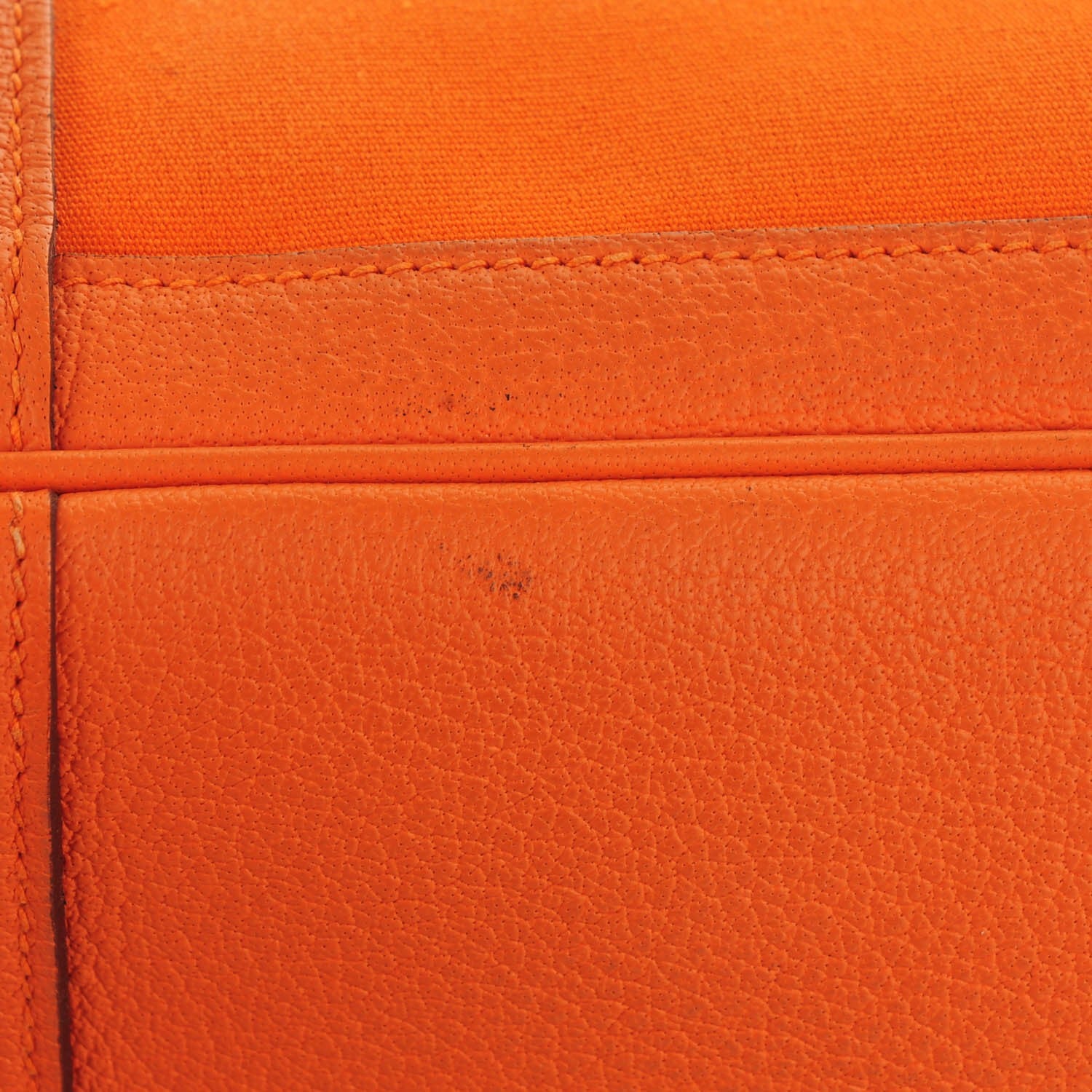 Hermes Toile Buffle Skipper Garden Party Tote 36 MM Orange 5 of 8