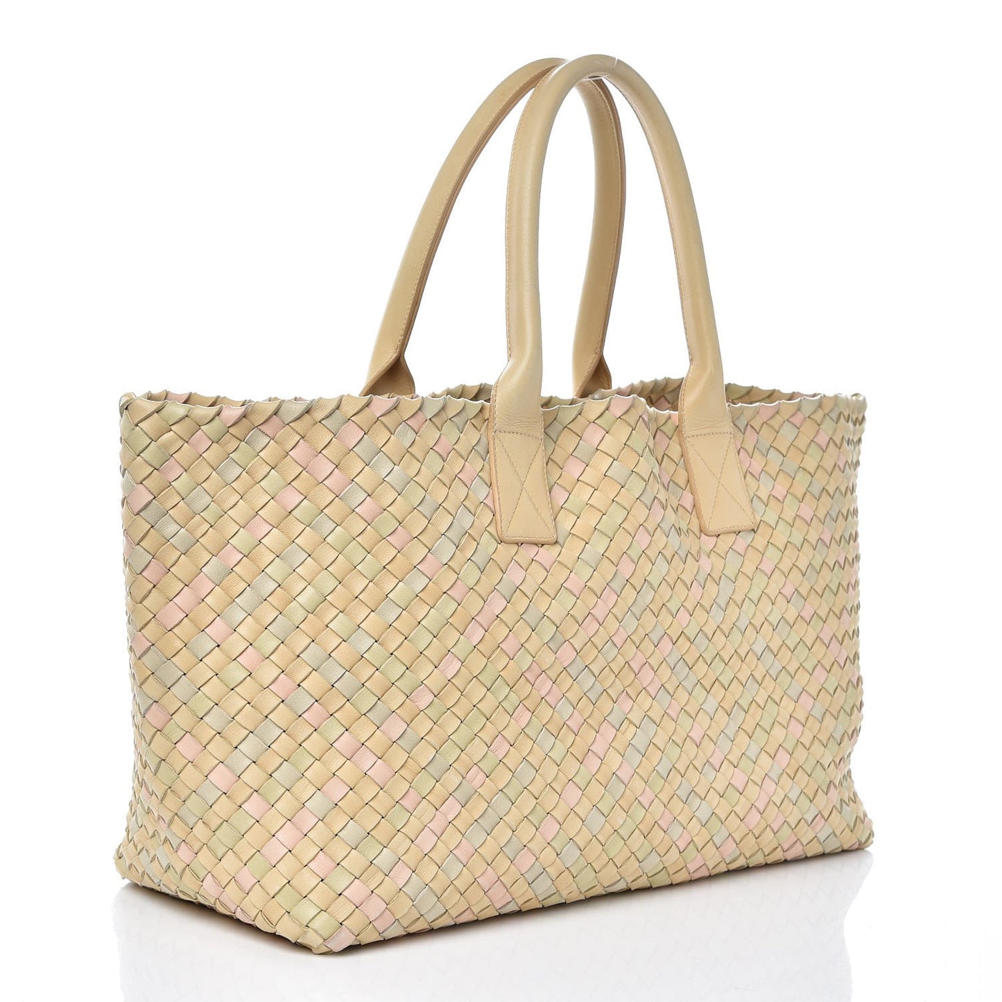 Nappa Intrecciato Medium Cabat Multicolor