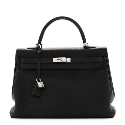 Hermes Togo Kelly Retourne 35 Black 1 of 10