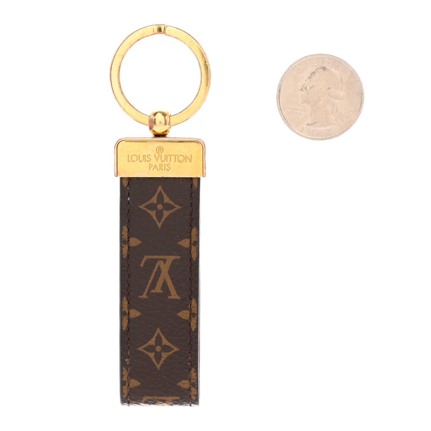Louis Vuitton Monogram Dragonne Key Holder 2 of 4