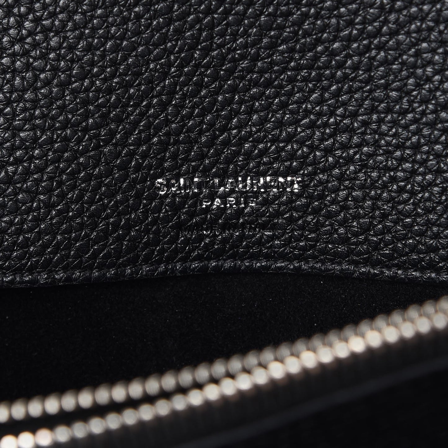 Grained Calfskin Medium Supple Sac De Jour Black