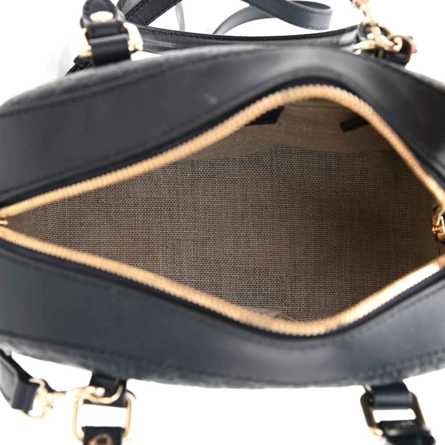 Soft Microguccissima Small Crossbody Bag Blue