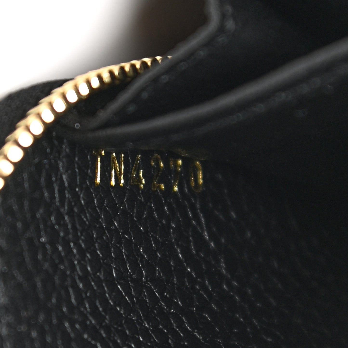Empreinte Monogram Giant Zippy Coin Purse Black Beige
