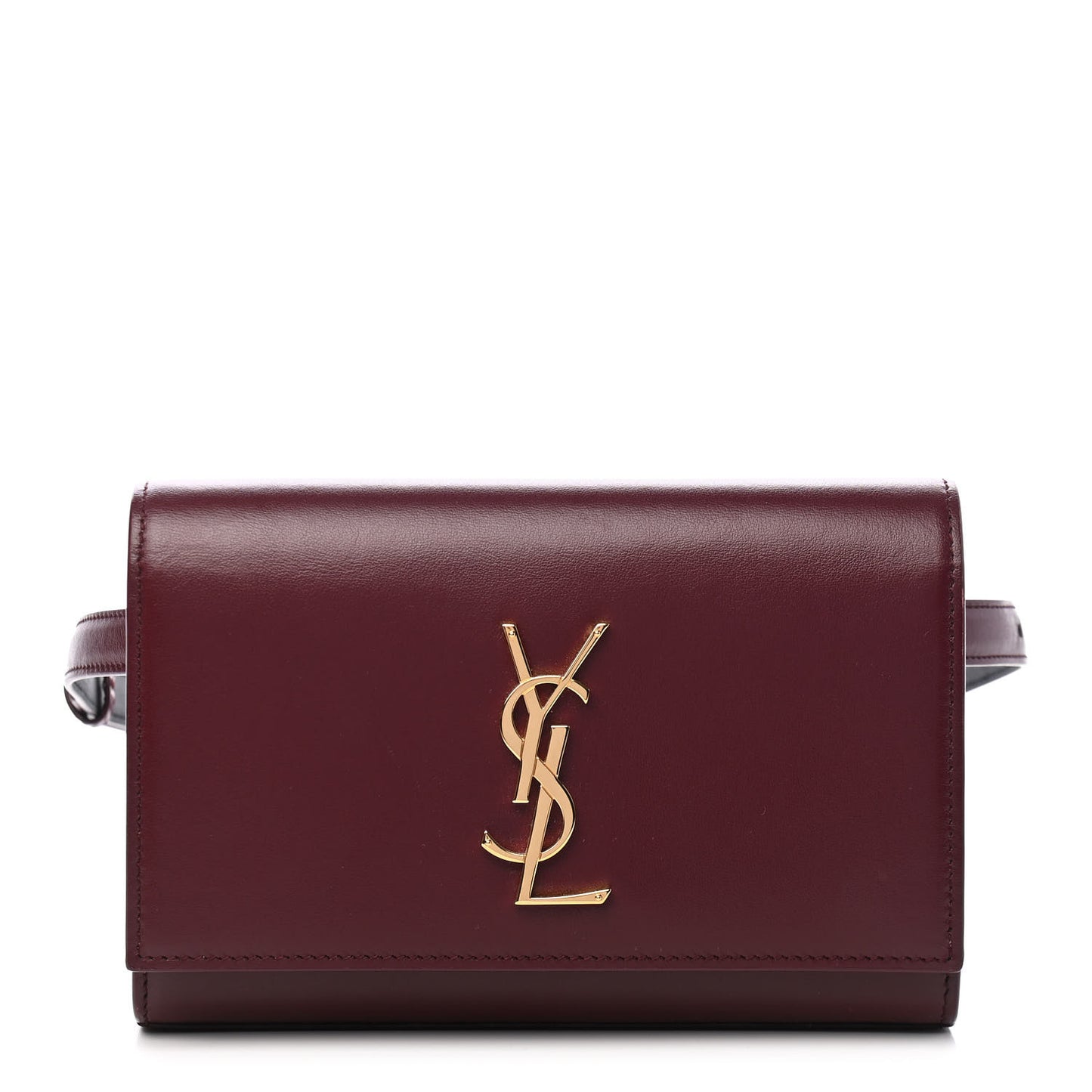 Smooth Calfskin Monogram Kate Belt Bag Rouge Legion