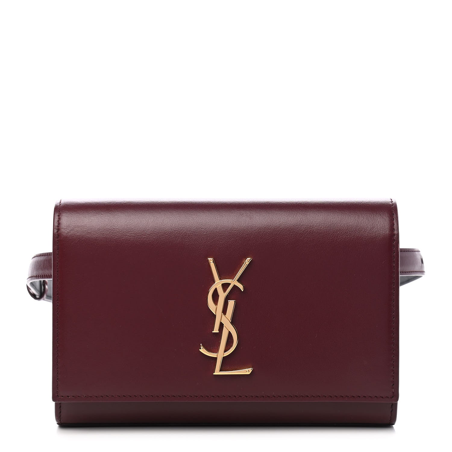 Saint Laurent Smooth Calfskin Monogram Kate Belt Bag Rouge Legion 1 of 8