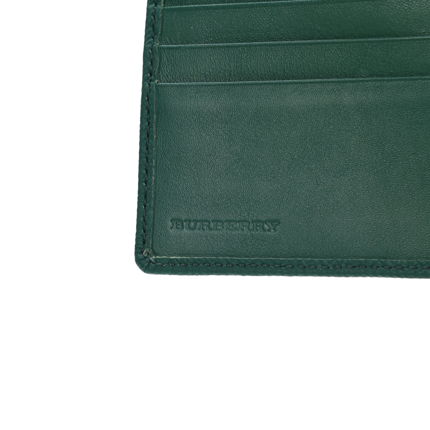 Burberry Calfskin Wallet Mineral Green 6 of 9