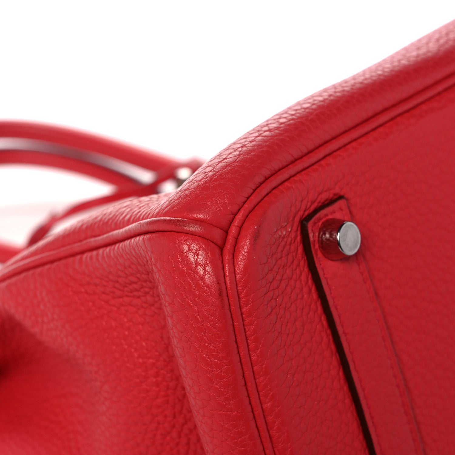 Hermes Taurillon Clemence Birkin 35 Bougainvillea 7 of 11