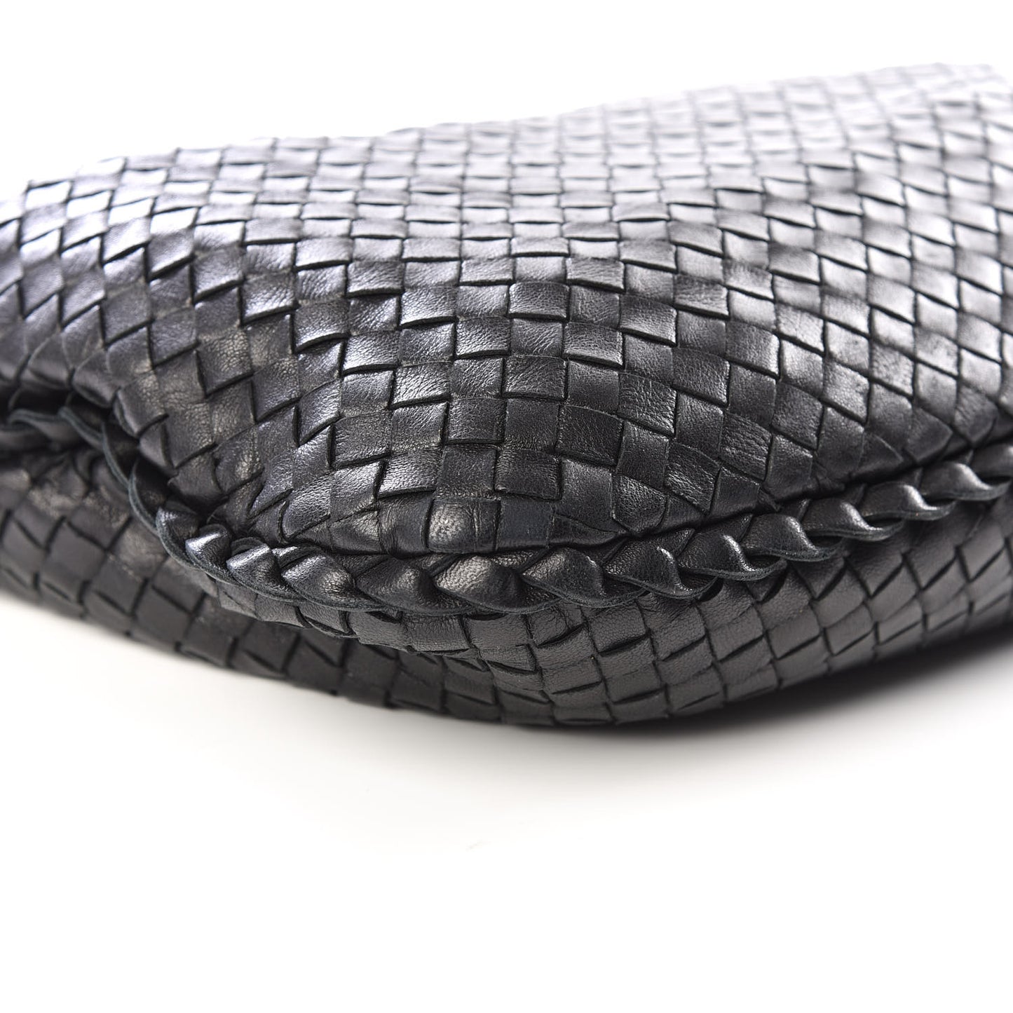 Nappa Intrecciato Medium Veneta Hobo Black