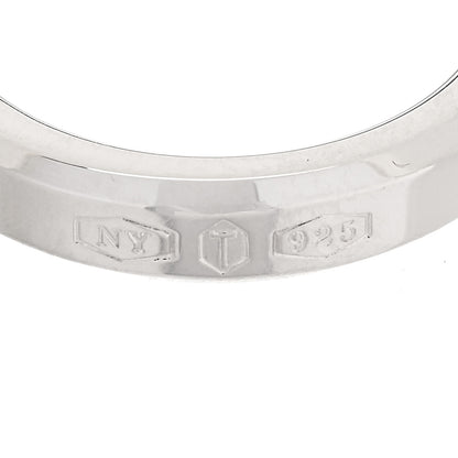 Tiffany Sterling Silver Makers Narrow Slice Ring 50 5.5 5 of 7