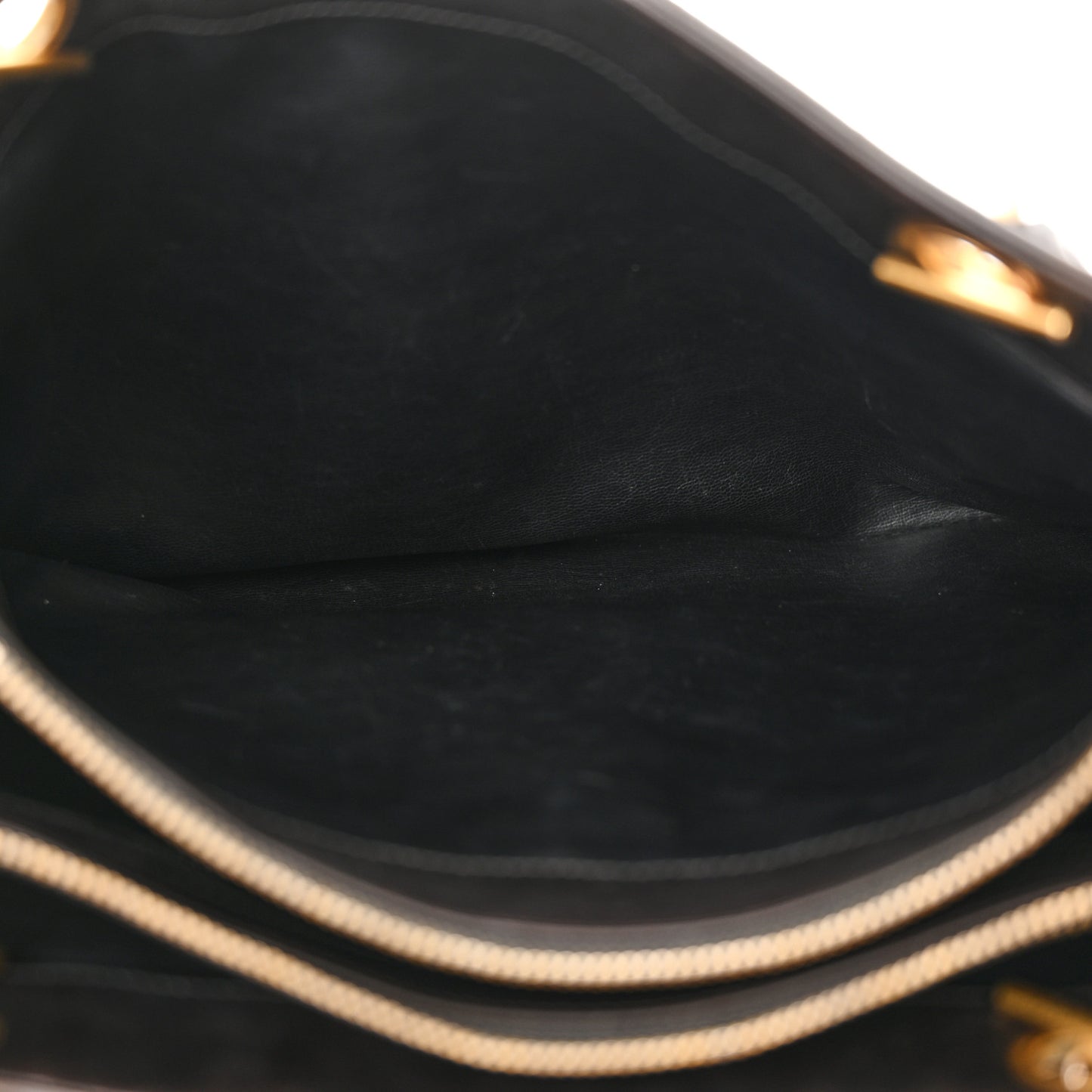 Lambskin Flap Shoulder Bag Dark Brown