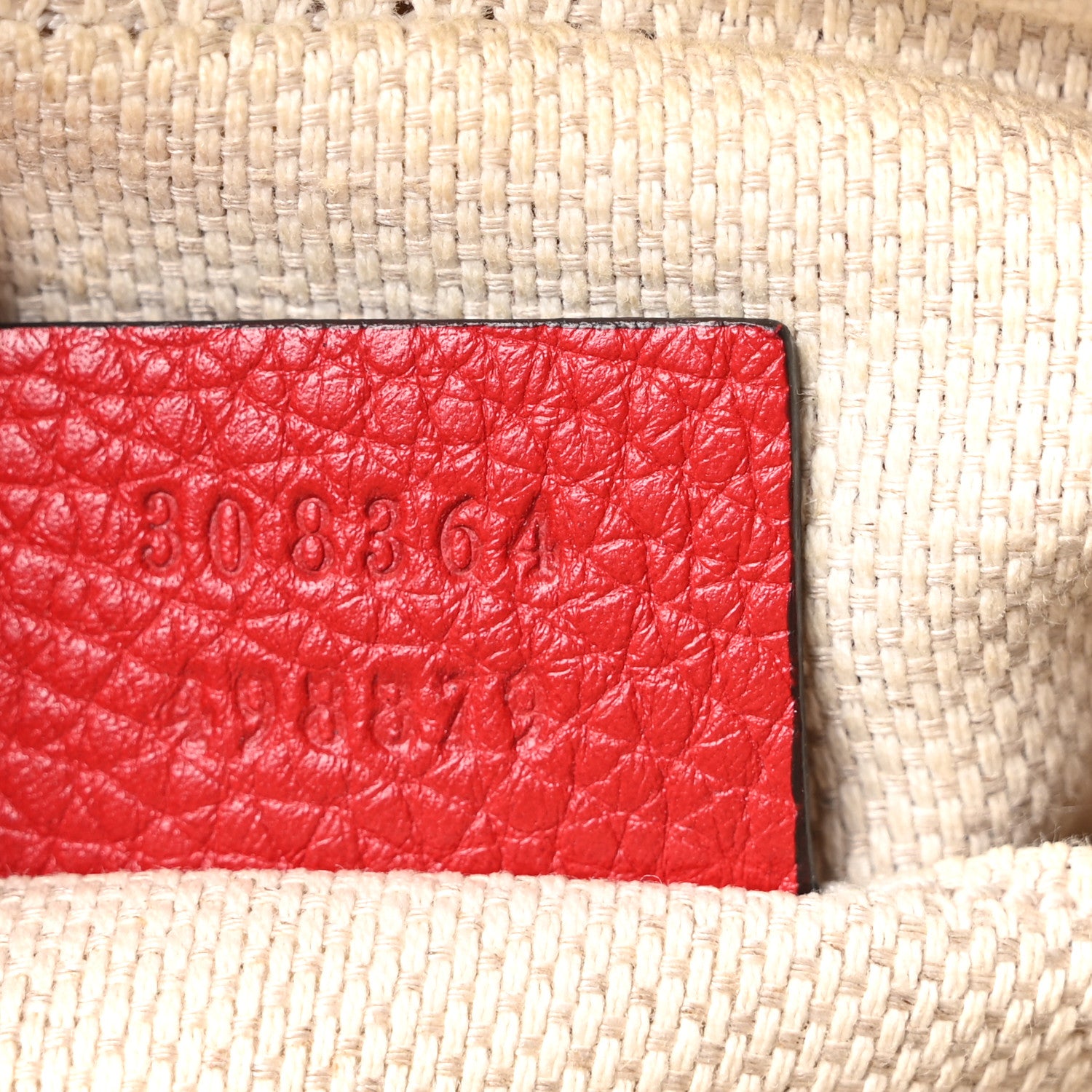 Gucci Pebbled Calfskin Small Soho Disco Bag Tabasco Red 7 of 10