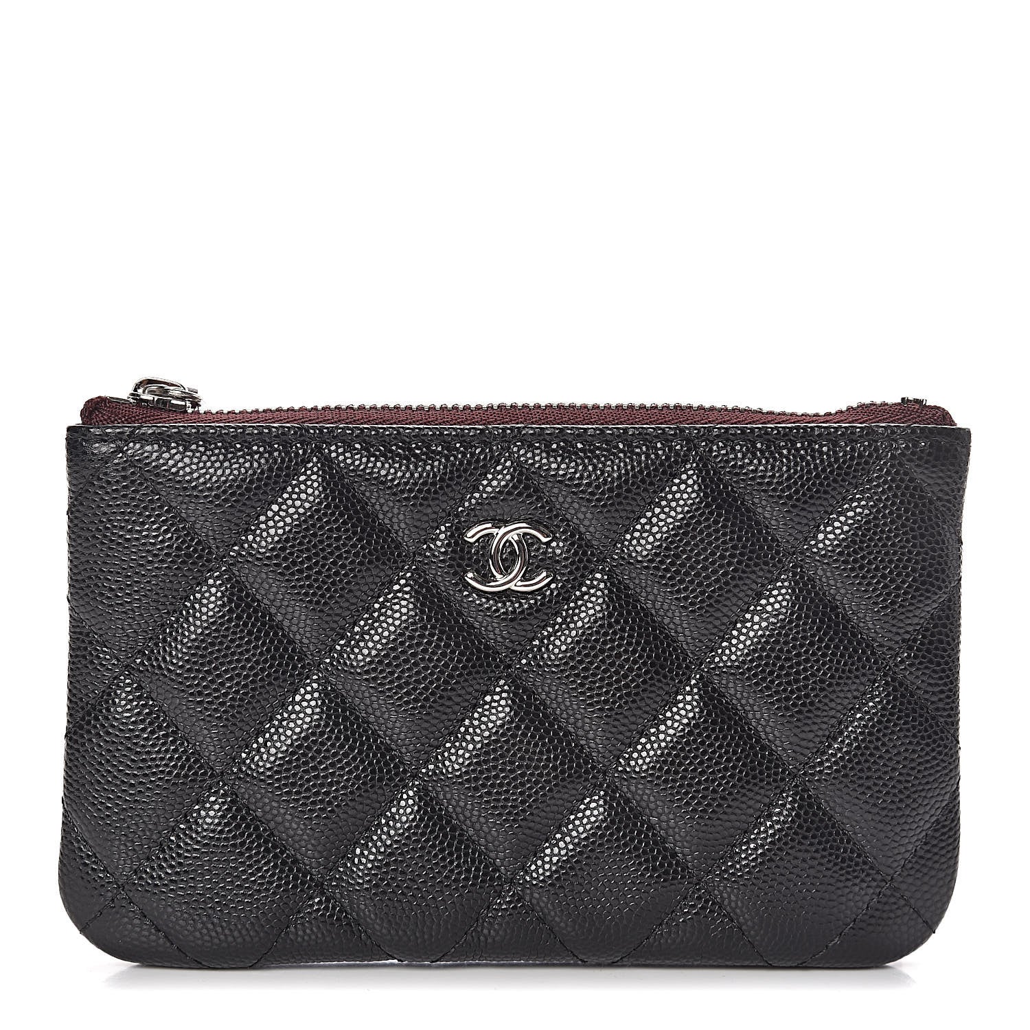 Chanel Caviar Quilted Small Cosmetic Case Black 1 of 8