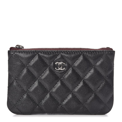 Chanel Caviar Quilted Small Cosmetic Case Black 1 of 8