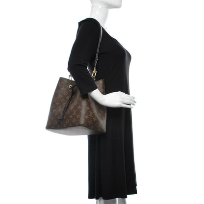 Louis Vuitton Monogram Neonoe MM Black 2 of 11