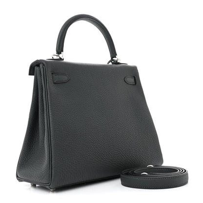 Hermes Togo Kelly Retourne 25 Vert Fonce 3 of 11