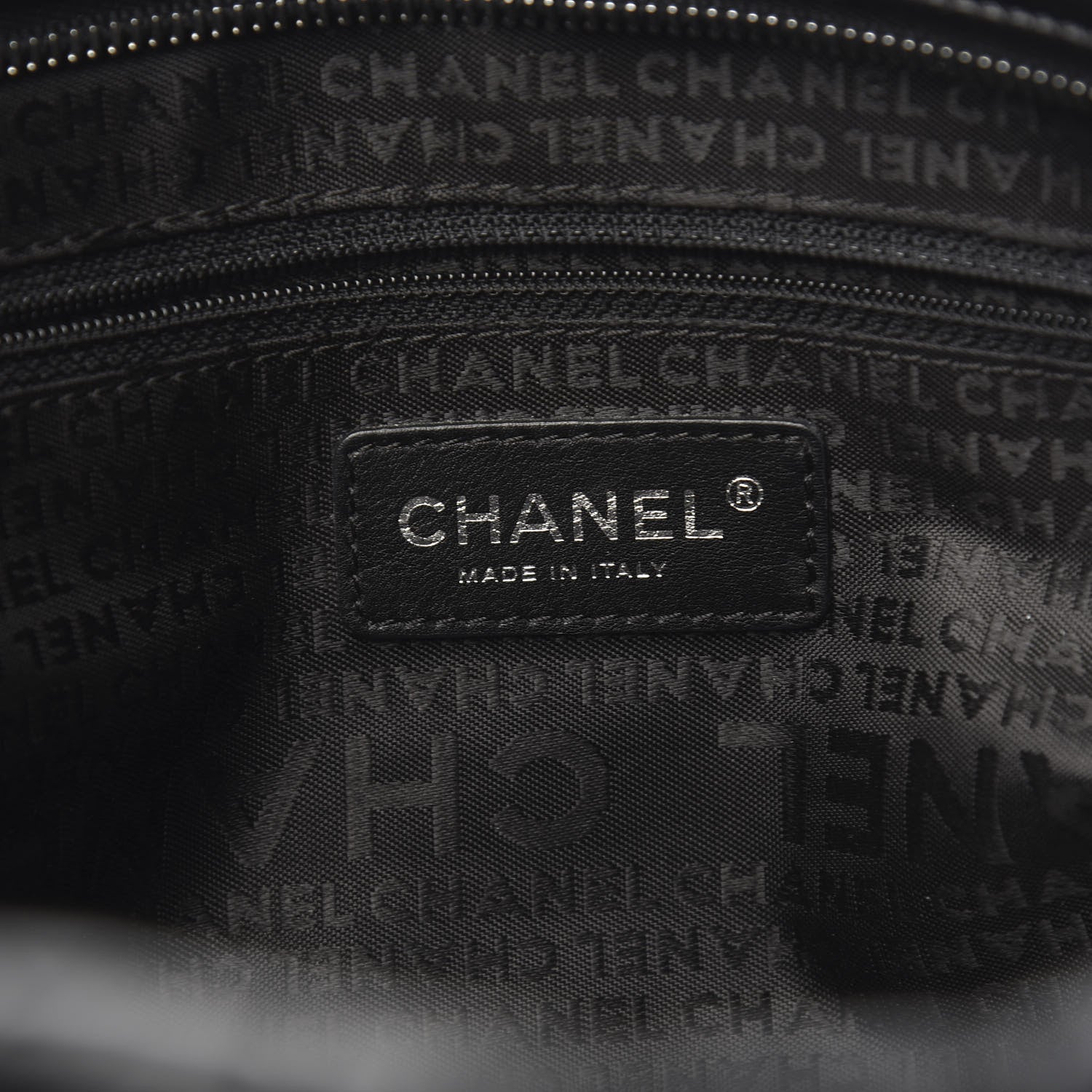 Chanel Distressed Lambskin Vintage Ligne Lady Braid Tote Black 5 of 9