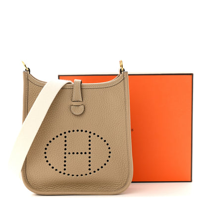 Hermes Taurillon Clemence Amazone Evelyne TPM Trench Craie 11 of 11