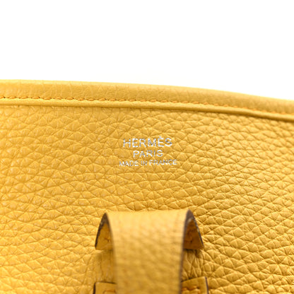 Hermes Taurillon Clemence Evelyne III PM Jaune Ambre 6 of 10