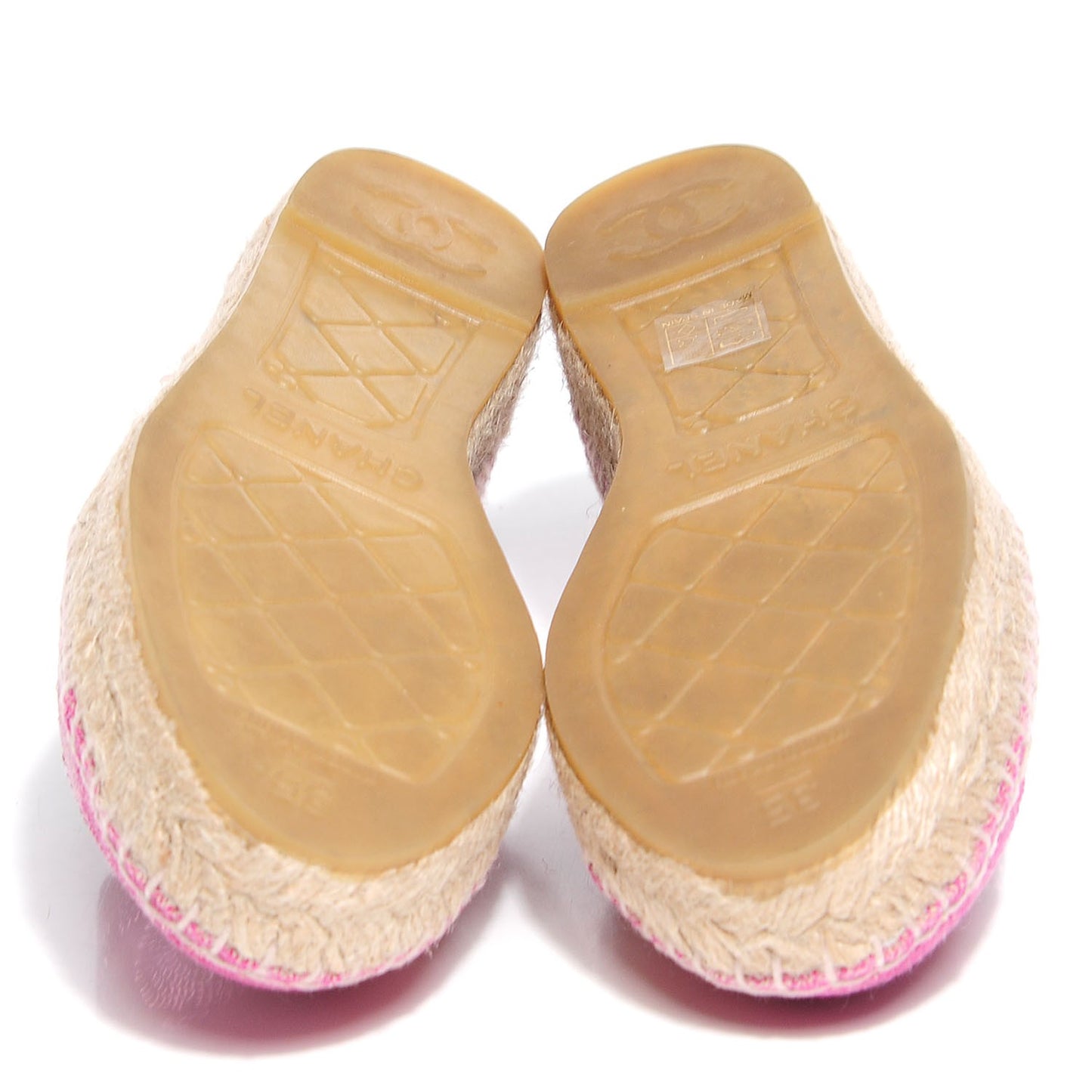 Canvas Sequin CC Espadrilles 35 Pink