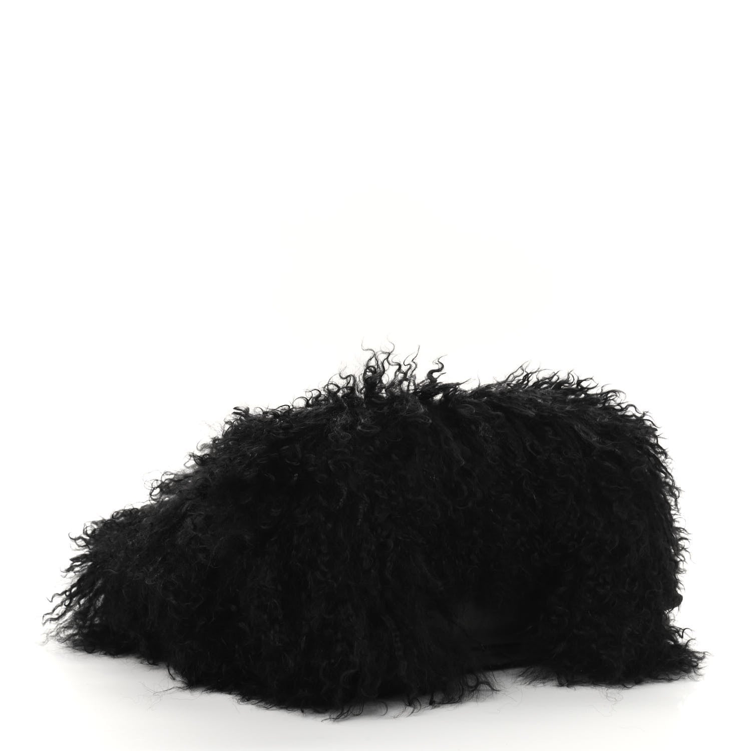 Saint Laurent Shearling Lambskin Joe Backpack Black 4 of 9