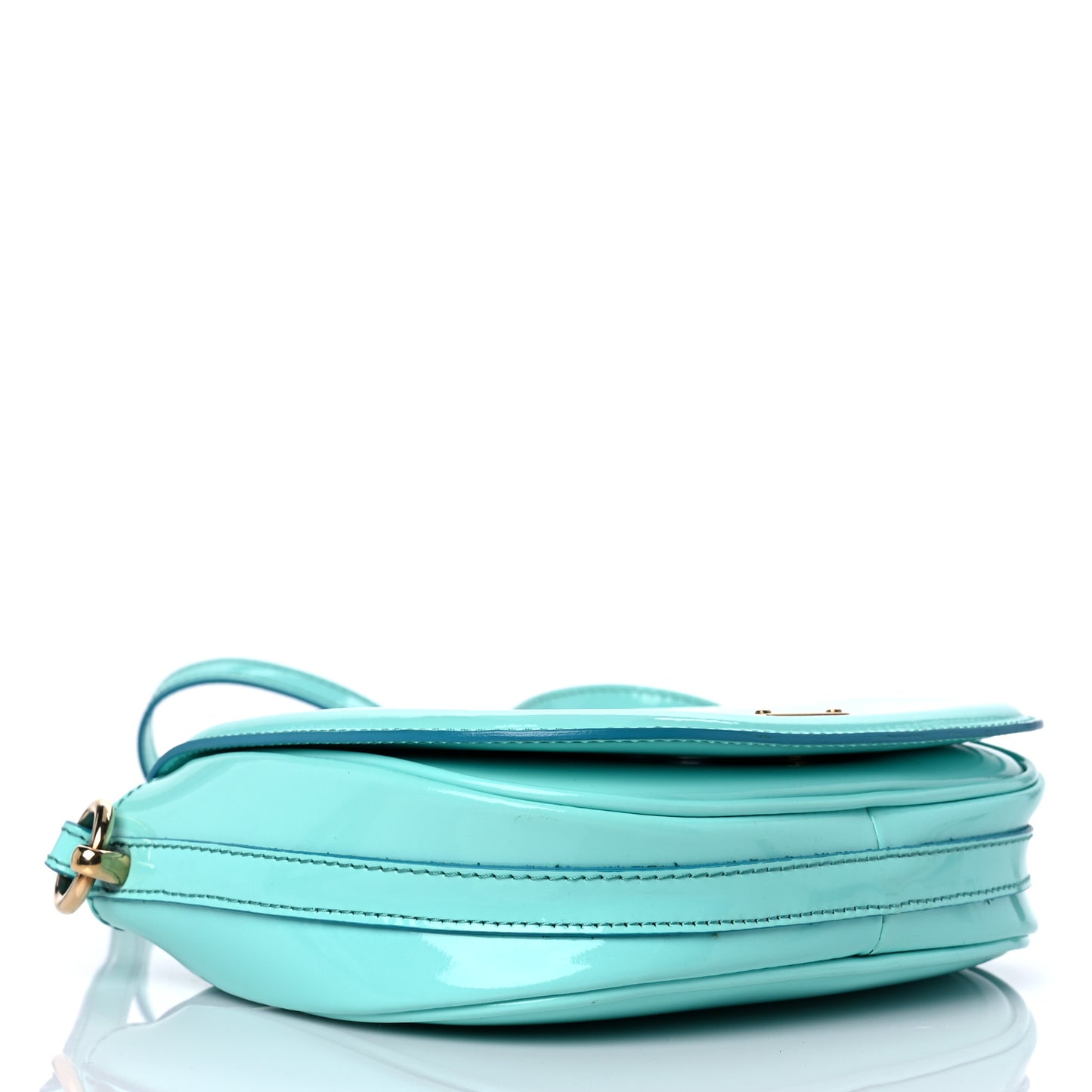 Patent Leather Leigh Small Crossbody Bag Opal