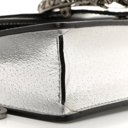 Gucci Metallic Calfskin Super Mini Dionysus Shoulder Bag Silver 8 of 10