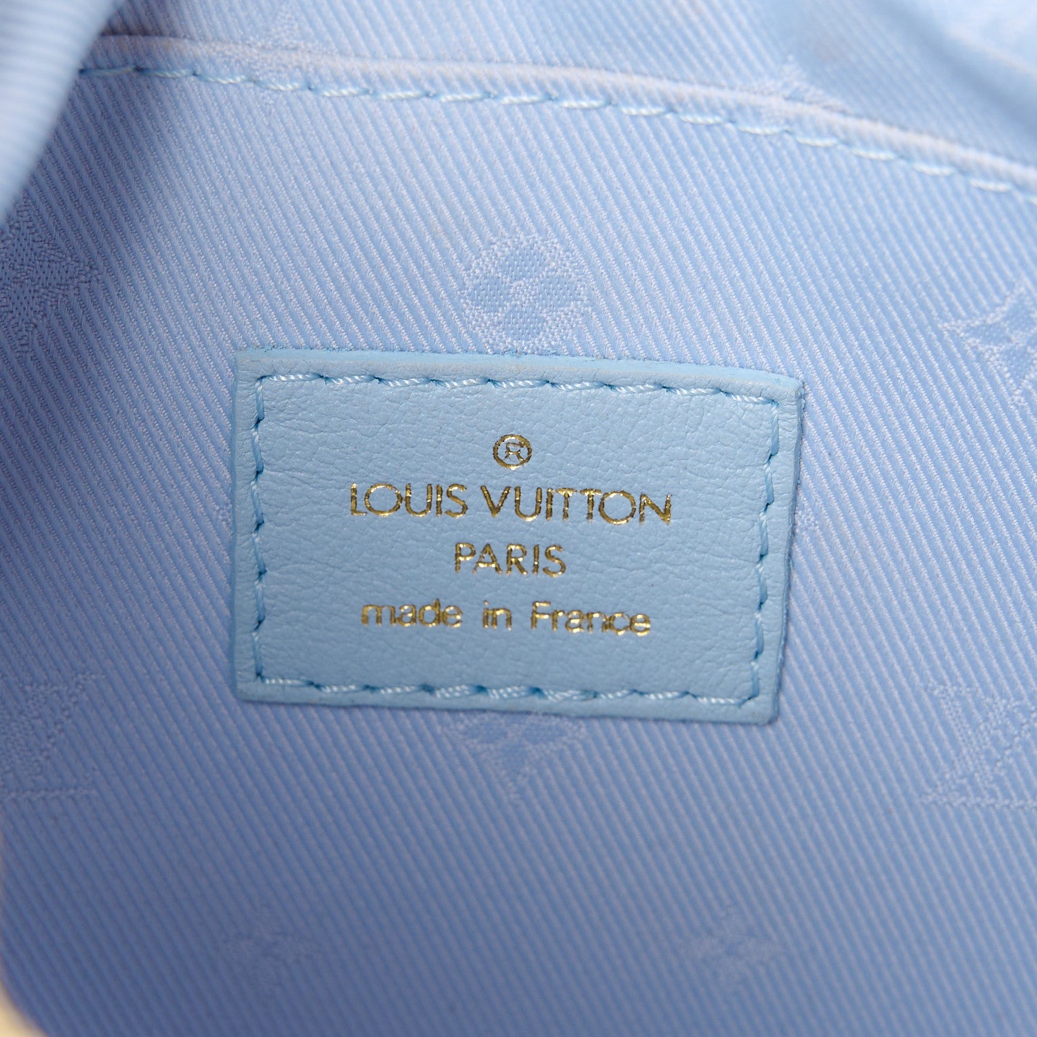 Louis Vuitton Calfskin Bubblegram Over The Moon Ice Blue 6 of 10