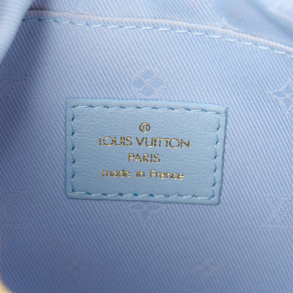 Louis Vuitton Calfskin Bubblegram Over The Moon Ice Blue 6 of 10